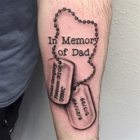 Dog Tag Tattoo Designs