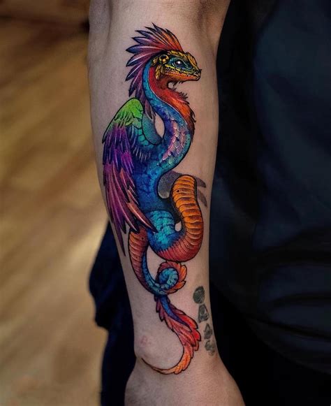 Dragon Arm Tattoo Color Dragon Arm Tattoo Color