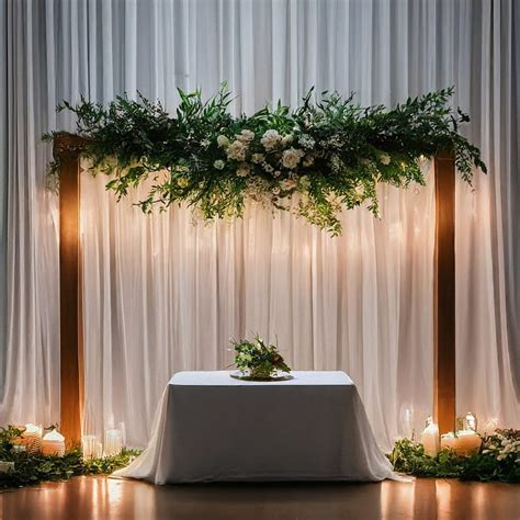Draping Fabric Backdrop Ideas