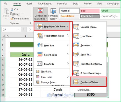 Duplicate Conditional Formatting Excel