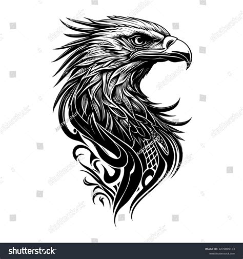 Eagle Tribal Tattoo Design Representing Strength Stock Vector Royalty Free 2270809103 Shutterstock Eagle Tribal Tattoo Design Representing Strength Stock Vector Royalty Free 2270809103 Shutterstock