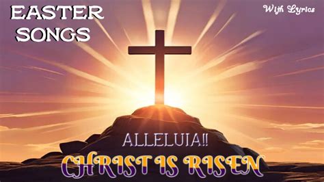 Easter Songs With Lyrics Youtube Cover Page T Template Postermywall