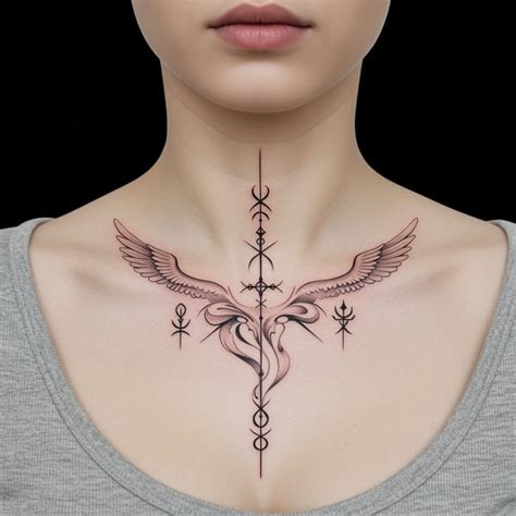 Elegant Angel Tattoos Under Collarbone Design Ai Art Generator Easy Peasy Ai Elegant Angel Tattoos Under Collarbone Design Ai Art Generator Easy Peasy Ai