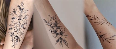 Elegant Floral Botanical Arm Tattoos Inspiration Ideas Inkartlink Elegant Floral Botanical Arm Tattoos Inspiration Ideas Inkartlink