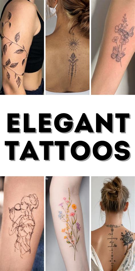 Elegant Tattoos For Women And Men Classy Unique Designs With Meaning For Every Style