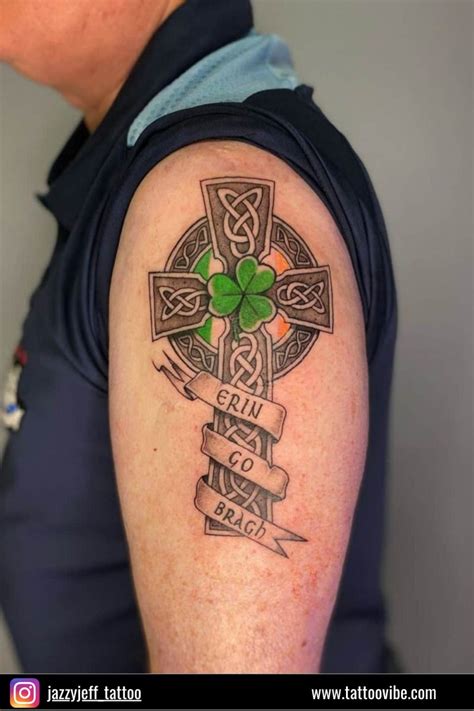 Embracing Irish Heritage 18 Irish Tattoos Ideas For 2025 Irish Tattoos Celtic Cross Tattoos