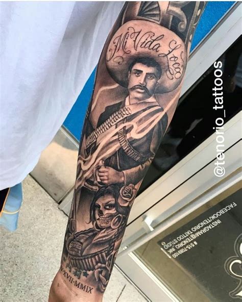 Emiliano Zapata Tattoo Design