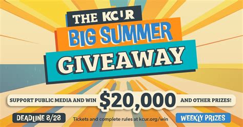 Enter To Win A 20 000 Cash Prize In Kcur S Big Summer Giveaway Kcur Kansas City News And Npr Enter To Win A 20 000 Cash Prize In Kcur S Big Summer Giveaway Kcur Kansas City News And Npr
