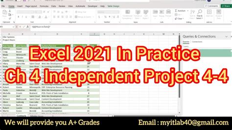 Excel 2021 In Practice Ch 4 Guided Project 4 3 Guided Project 4 3 Clemenson 4 Simnet