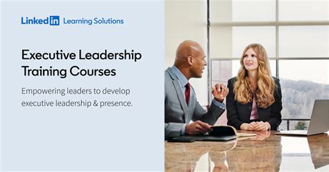 Executive Leadership Training Courses Linkedin Learning