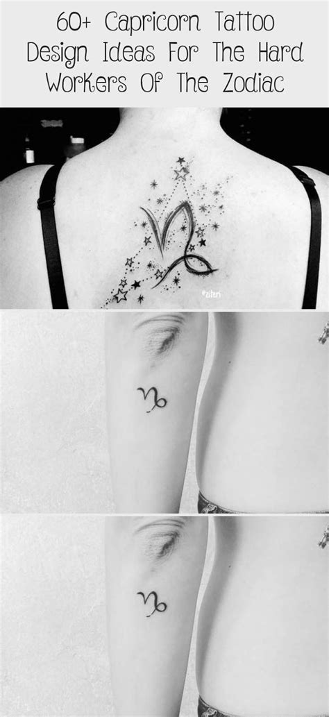 Explore Capricorn Zodiac Tattoos Tiny Inspirations