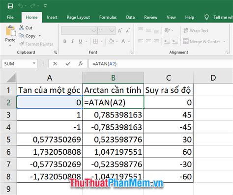 Exploring Arctan Function In Excel Exploring Arctan Function In Excel