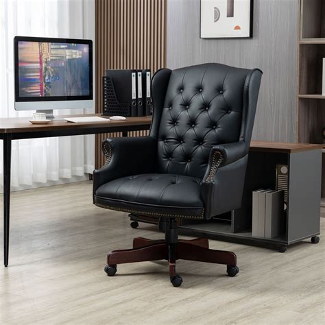 Extra Wide Leather Look Tufted Office Chair Tufted Office Chair Indoor Outdoor Furniture Extra Wide Leather Look Tufted Office Chair Tufted Office Chair Indoor Outdoor Furniture