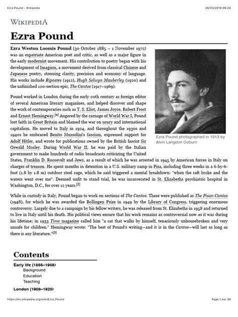 Ezra Pound A Retrospect Pdf Ezra Pound A Retrospect Pdf