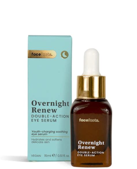 Face Facts Overnight Renew Double Action Eye Serum 15Ml Amazon Co Uk Beauty