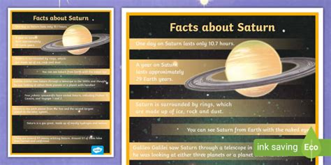 Facts About Saturn Poster For Kids L Amp 39 Insegnante Ha Fatto Facts About Saturn Poster For Kids L Amp 39 Insegnante Ha Fatto
