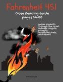 Fahrenheit 451 Close Reading Guide Pages 76 88 By Make Reading Magical