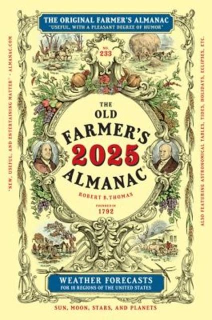 Farmers Almanac Publishes Its Last Edition But The Old Farmer S Almanac Will Continue Farm And Rural Family Life Lancasterfarming Com