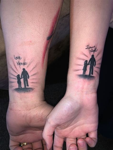 Father Daughter Tattoo Designs