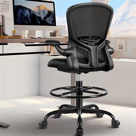 Felixking Drafting Chair Tall Office Chairs With Footrest Ring Home Standing Desk High Chair Felixking Drafting Chair Tall Office Chairs With Footrest Ring Home Standing Desk High Chair