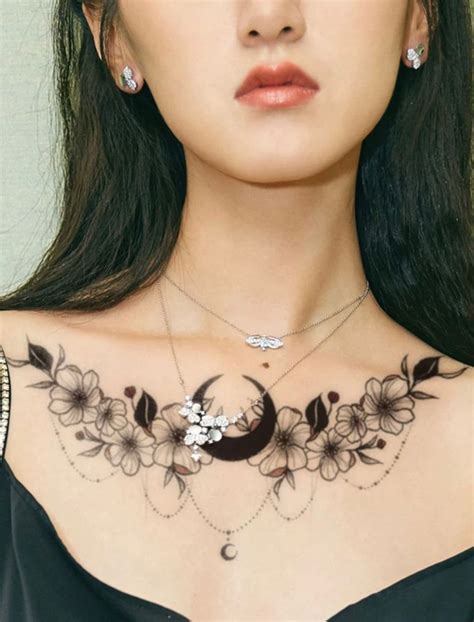 Female Chest Tattoo Ideas Female Chest Tattoo Ideas
