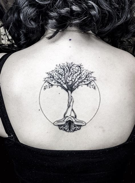Female Tree Back Tattoos Female Tree Back Tattoos
