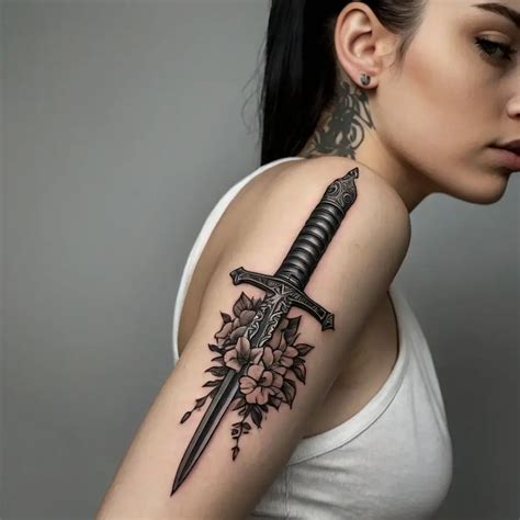 Feminine Sword Tattoos Symbolism Meaning 75 Designs Hbtat2