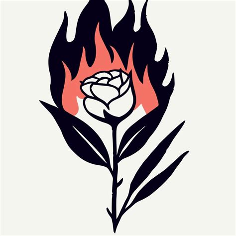 Fiery Rose Tattoo Design Floral Flame Illustration 66375058 Vector Art At Vecteezy Fiery Rose Tattoo Design Floral Flame Illustration 66375058 Vector Art At Vecteezy
