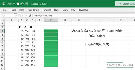 Fill Cell With Rgb Color Excel Bootcamp Fill Cell With Rgb Color Excel Bootcamp