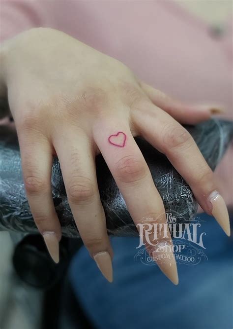 Finger Heart Hand Tattoo By Bubblegum Art Finger Heart Hand Tattoo By Bubblegum Art