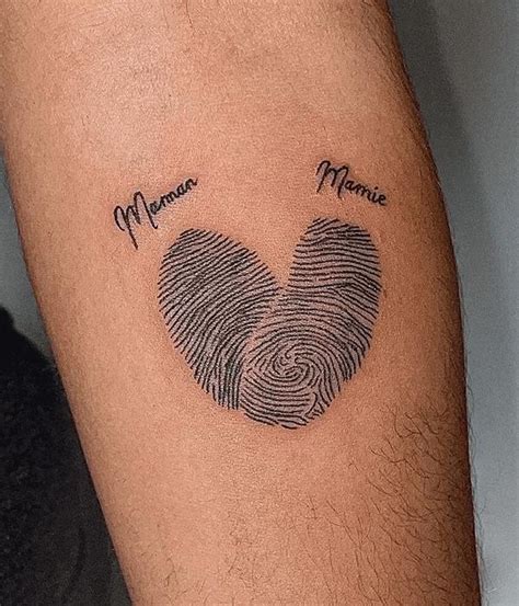 Fingerprint Heart Tattoo Meaning And Designs Art And Design Fingerprint Heart Tattoo Meaning And Designs Art And Design