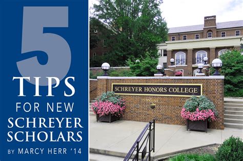 Five Tips For New Schreyer Scholars Penn State University Five Tips For New Schreyer Scholars Penn State University