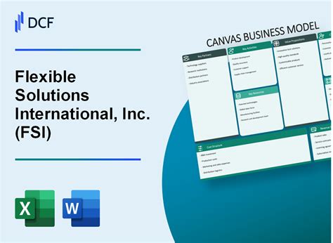Flexible Solutions International Inc Fsi Business Model Canvas Dcfmodeling Com Flexible Solutions International Inc Fsi Business Model Canvas Dcfmodeling Com