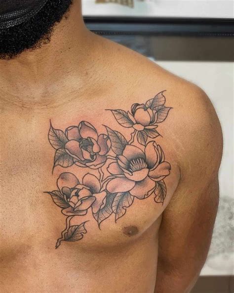 Flower Tattoos For Guys Blooming Body Art For Passionates
