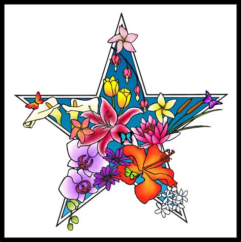 Flowers And Stars Tattoo Designs 1361337 Clipart Library Flowers And Stars Tattoo Designs 1361337 Clipart Library
