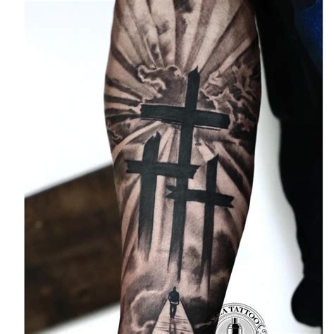 Forearm Cross Tattoo Ideas Tattoo Icsl Edu Gr