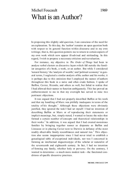 Foucault What Is An Author Pdf Foucault What Is An Author Pdf