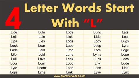 Four Letter Words Starting With L Grammarvocab Four Letter Words Starting With L Grammarvocab