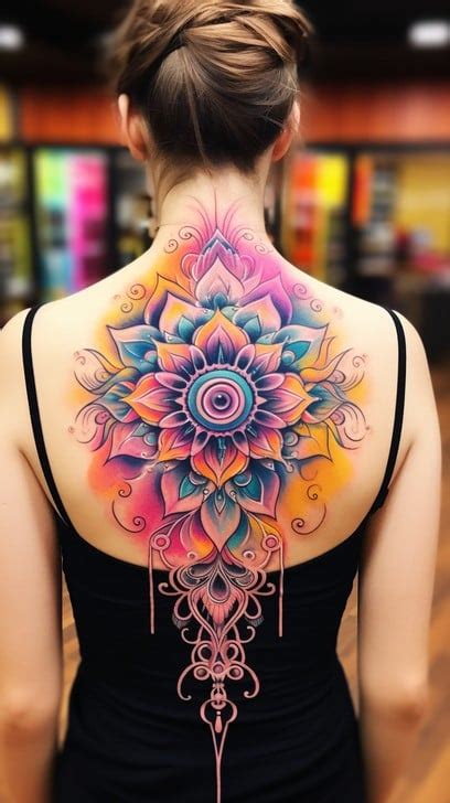 Free Vibrant Back Tattoo Image Tattoo Art Colorful Download At Stockcake