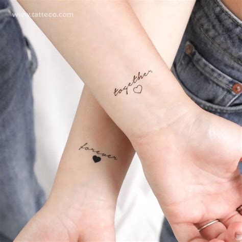 Friendship Tattoos Temporary Inks To Elevate Your Bff Bond Tatteco