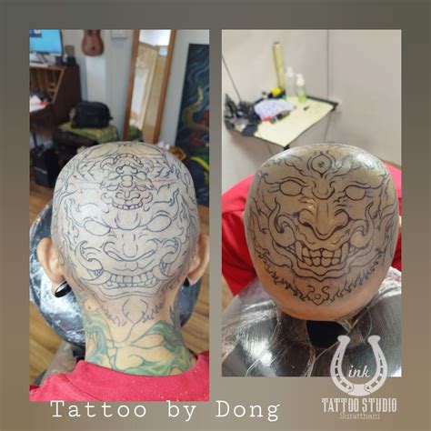 Full Head Tattoo Uink Tattoo Studio