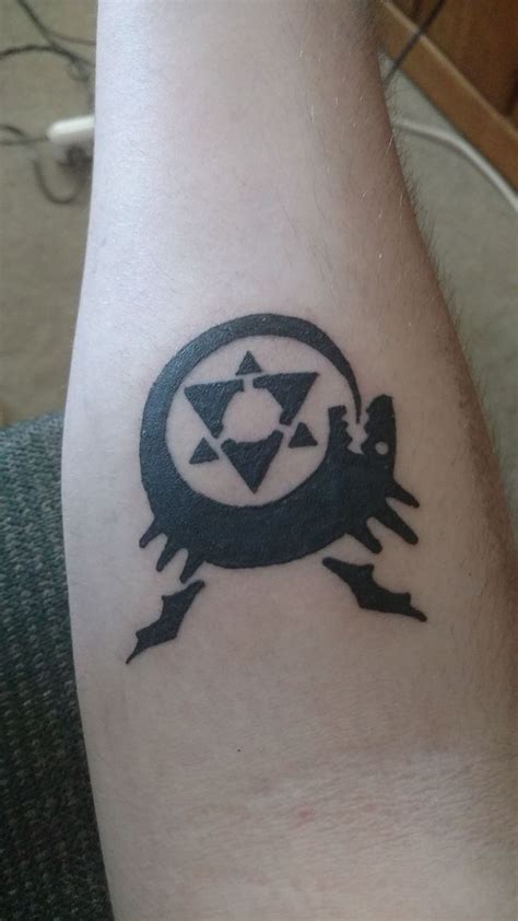 Fullmetal Alchemist Ouroboros By Dave Stalter At Voodoo Monkey In Cleveland Oh R Tattoos