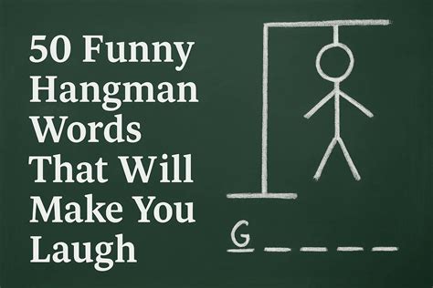 Funny Hangman Words