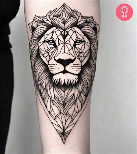 Geometric Lion Tattoo Ideas Bold Designs With Symbolic Power Certified Tattoo Studios