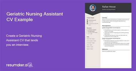 Geriatric Nursing Assistant Cv Sample Guide Entry Level Senior Jobs Geriatric Nursing Assistant Cv Sample Guide Entry Level Senior Jobs