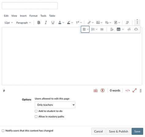 Getting Started With The Canvas Rich Content Editor Learning Technologies Resource Library