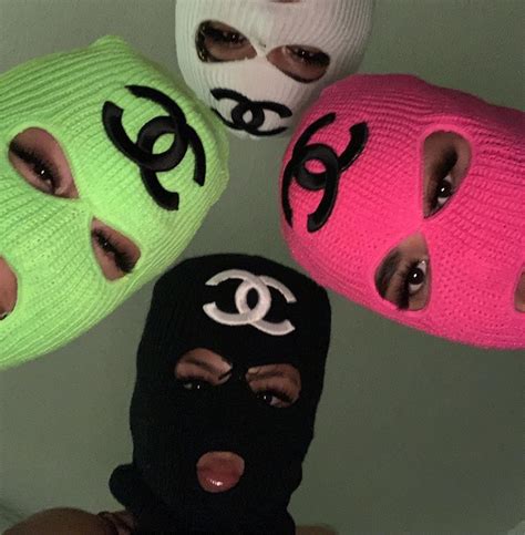 Girl Chanel Ski Mask