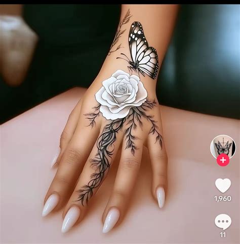 7 Girly Hand Tattoos