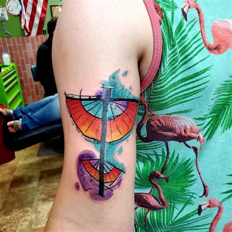 Glider Done By Logan At Envisions Ink Conway Ar R Tattoos