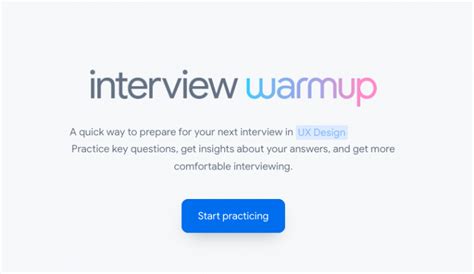 Google Launches Interview Warmup Tool Google Launches Interview Warmup Tool